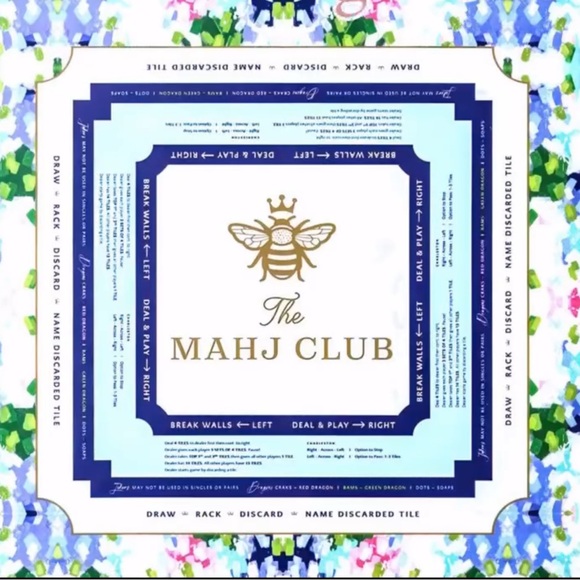 Mahjong Cheatsheet Tablecloth - Performance Leather - Picture 3 of 6